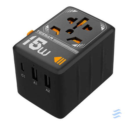 Tessan WTA 01 travel adapter Adapters connectors and converters