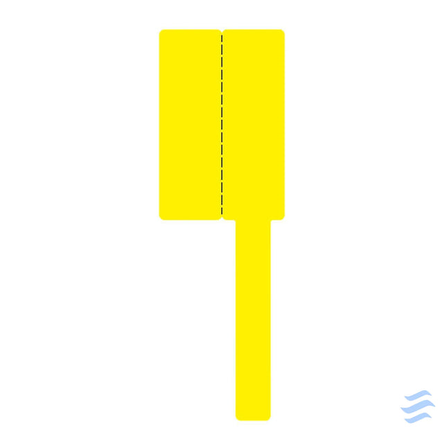 Thermal labels Niimbot stickers 25x38 + 40 mm 90 pcs. Yellow Labels