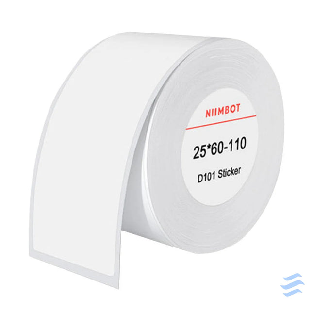 Thermal labels Niimbot stickers 25x60 mm 110 pcs (White) Labels