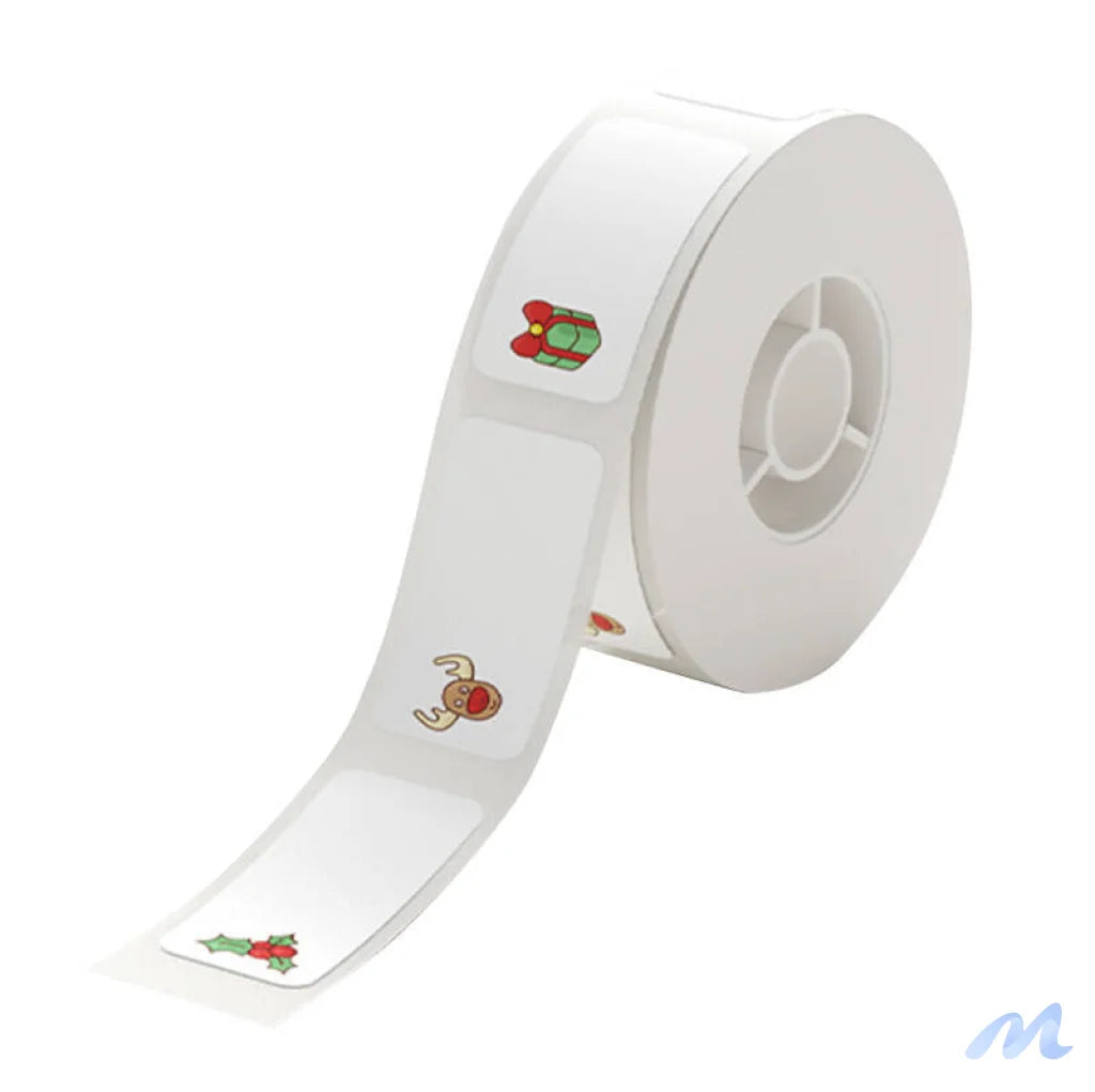 Thermal labels Niimbot stickers  T 12x30mm 210 psc (Christmas)