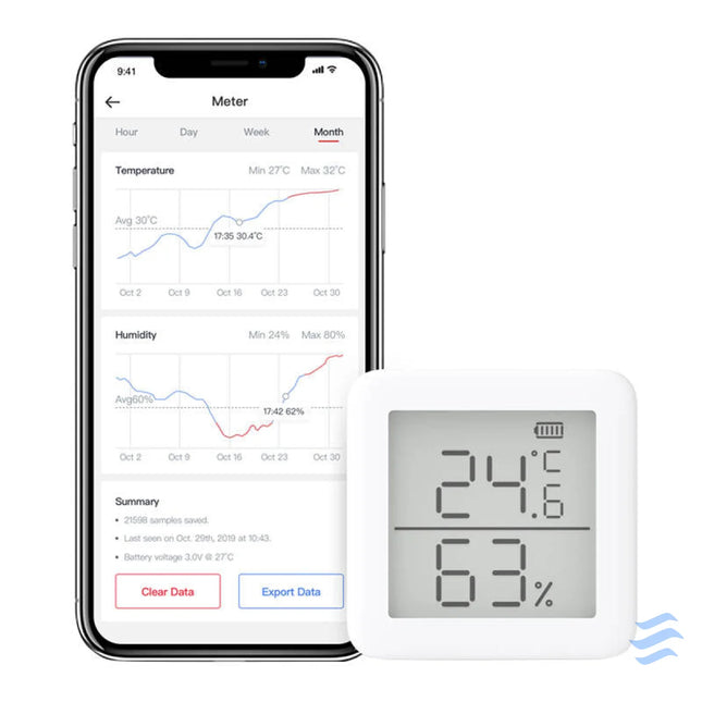 Thermometer and Hygrometer SwitchBot Thermometer and Hygrometer Sensors