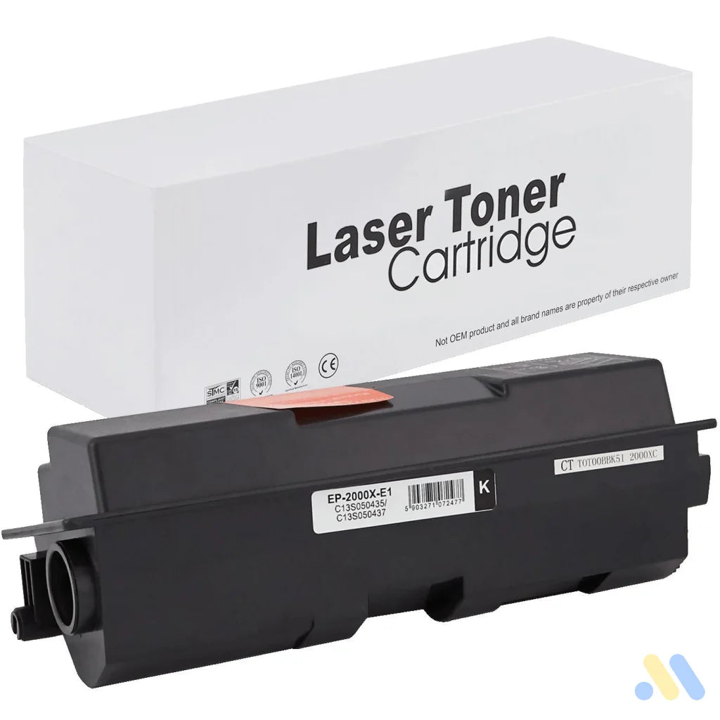 Toner for Epson | C13S050435 / C13S050437 | black | 8000 pag. | neutral box