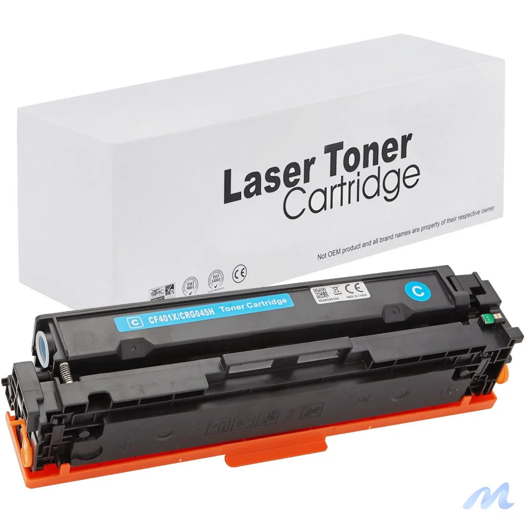 Toner for HP / Canon | CF401X / CRG045HC | cyan | 2200 pag. | neutral box