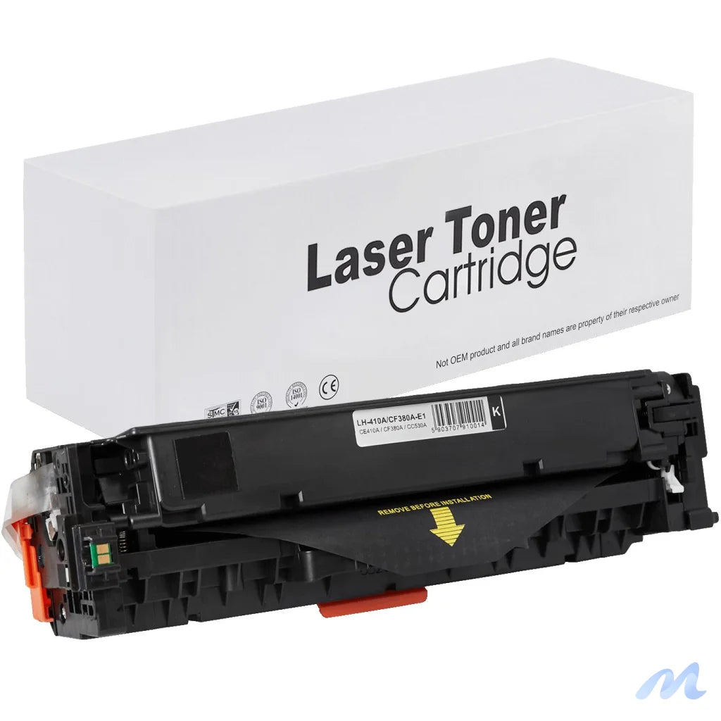 Toner for HP | CE410A / CF380A / CC530A | black | 3500 pag. | neutral box
