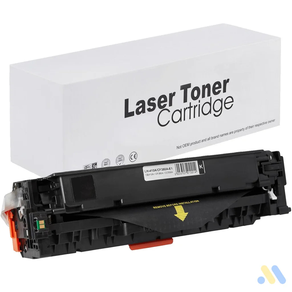 Toner for HP | CE410A / CF380A / CC530A | black | 3500 pag. | neutral box