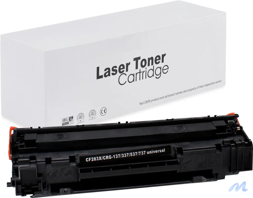 Toner for HP | CF283X / CRG737 | black | 2400 pag. | neutral box