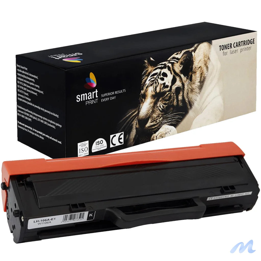 Toner for HP | W1106A | black | 1000 pag. | Smart Print