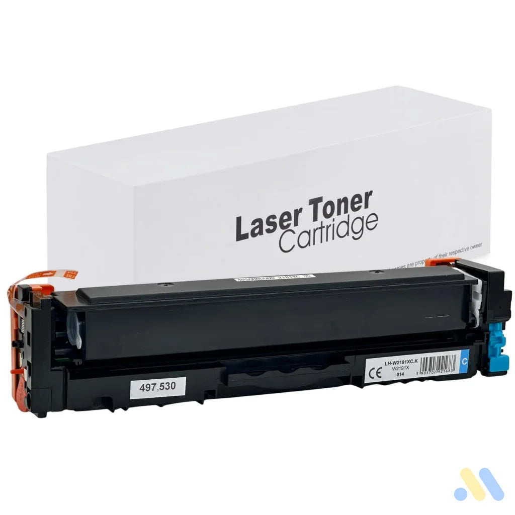 Toner for HP | W2191X | no chip | cyan | 2400 pag. | neutral box