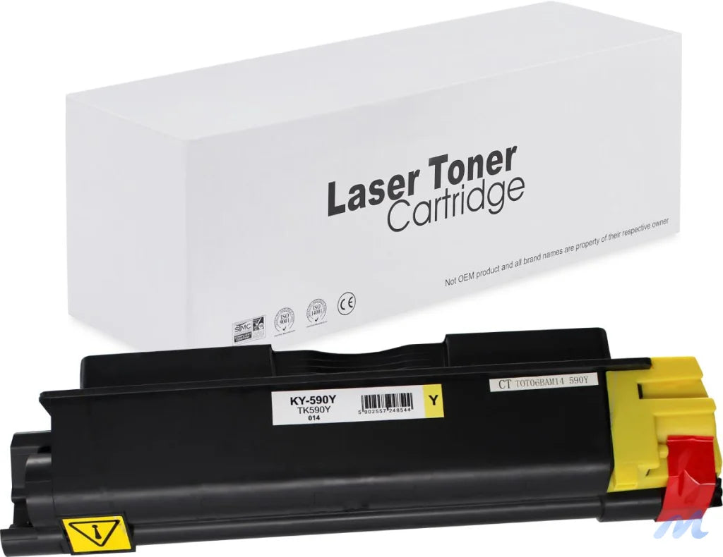Toner for Kyocera | TK590Y | yellow | 5000 pag. | neutral box