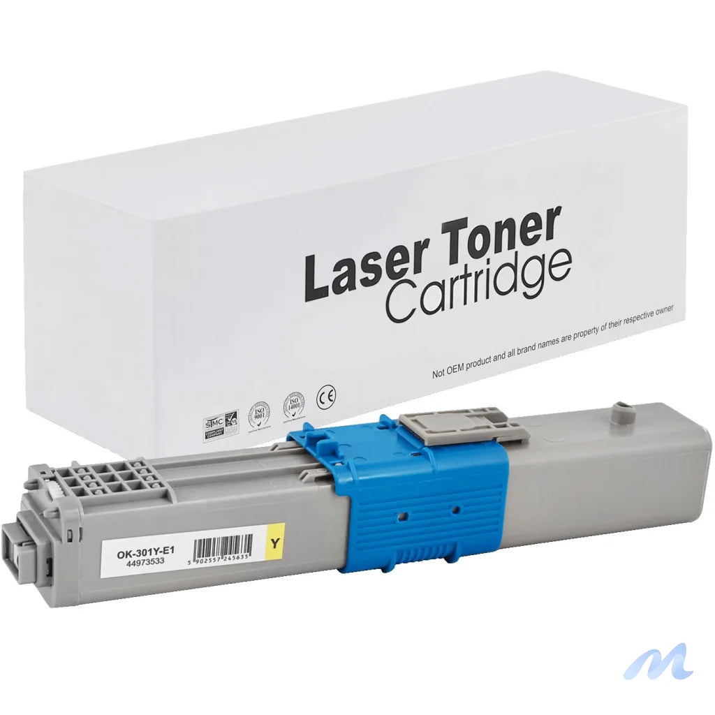 Toner for Oki | 44973533 | yellow | 1500 pag. | neutral box