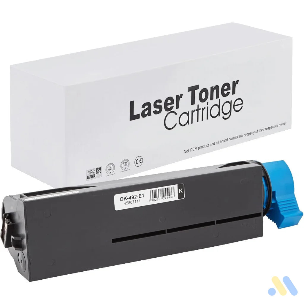 Toner for Oki | 45807111 | black | 12000 pag. | neutral box