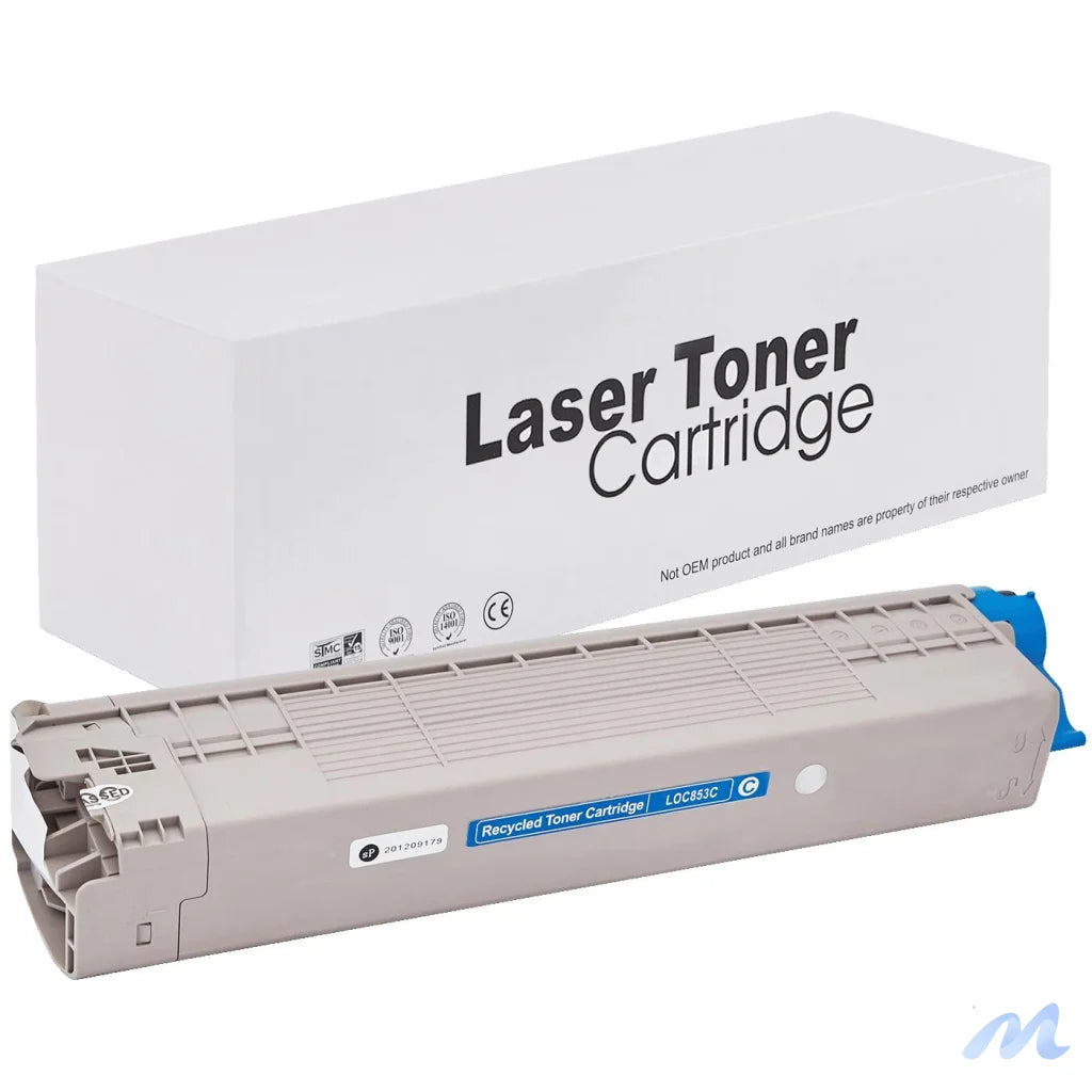 Toner for Oki | 45862839 | rem. | cyan | 7300 pag. | neutral box