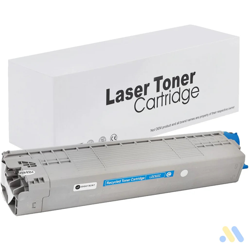 Toner for Oki | 45862840 | rem. | black | 7000 pag. | neutral box