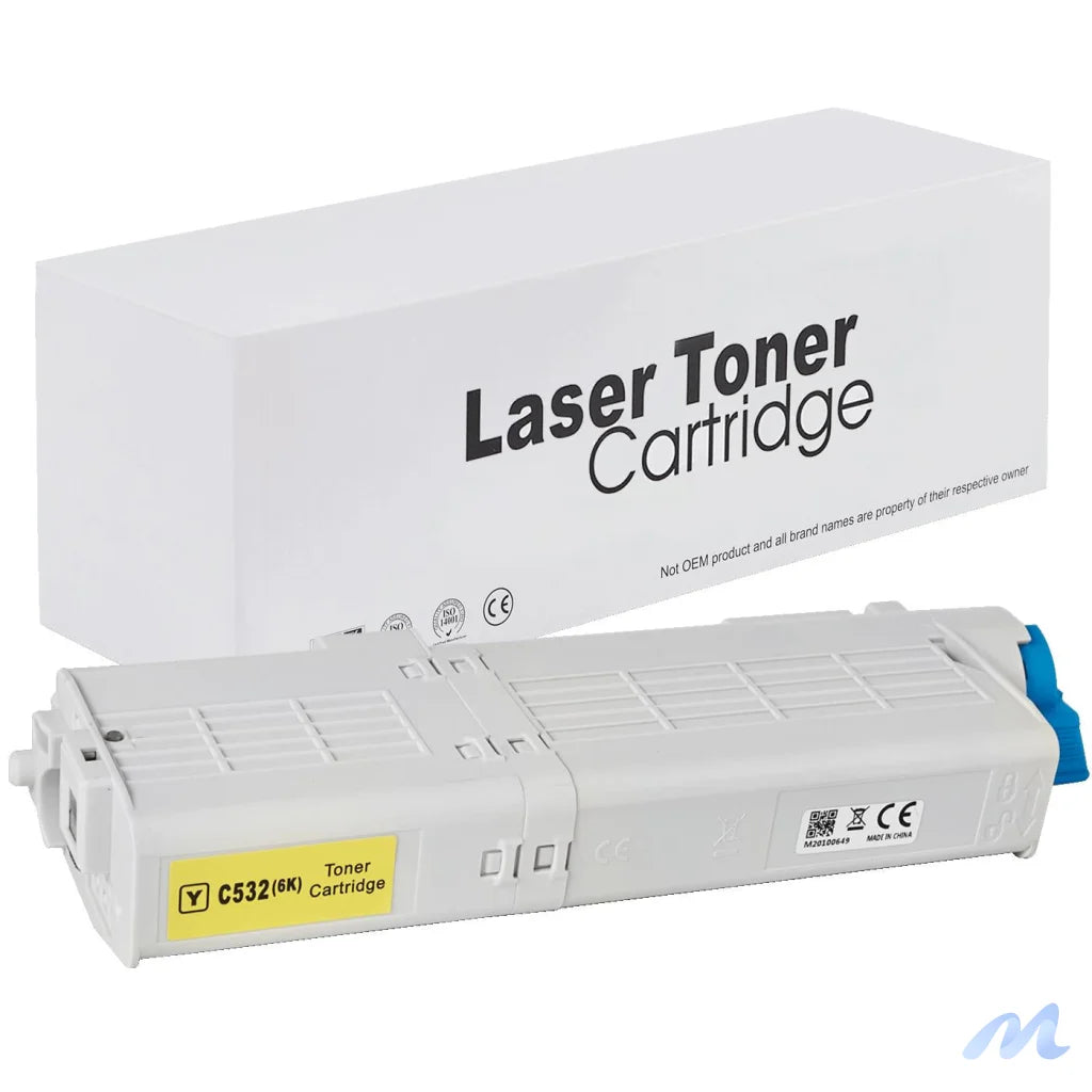 Toner for Oki | 46490605 | yellow | 6000 pag. | neutral box
