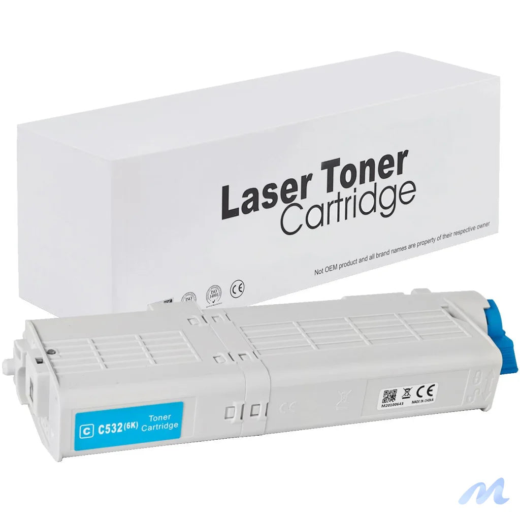 Toner for Oki | 46490607 | cyan | 6000 pag. | neutral box