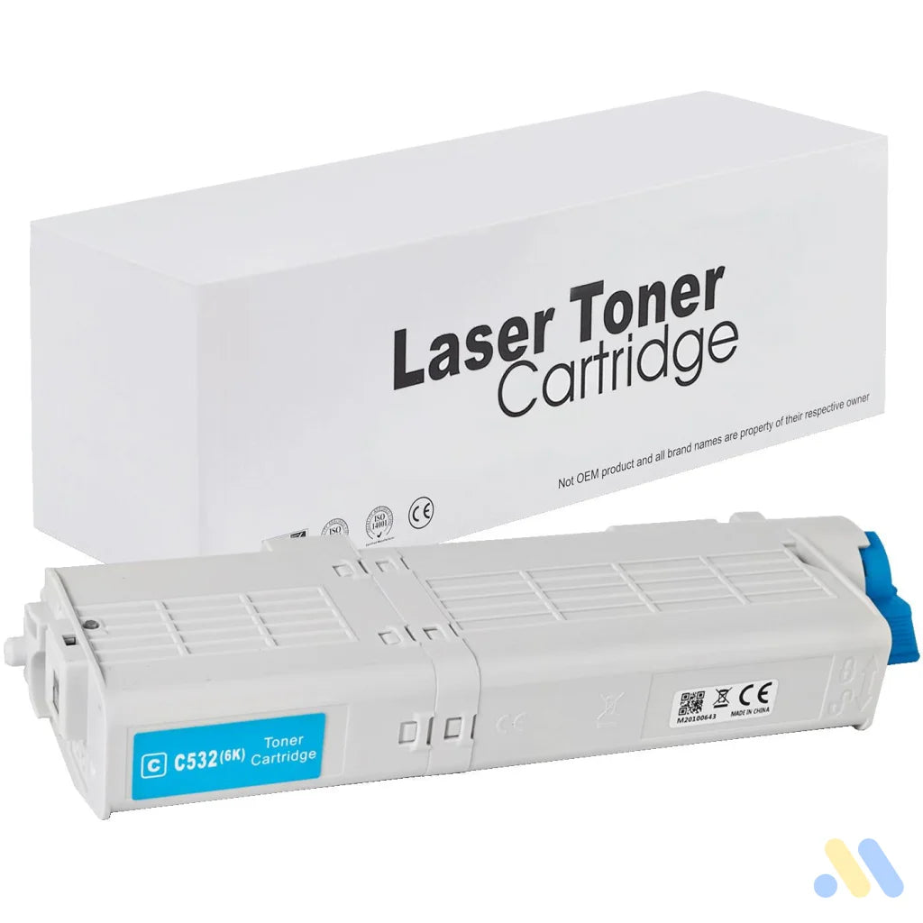 Toner for Oki | 46490607 | cyan | 6000 pag. | neutral box