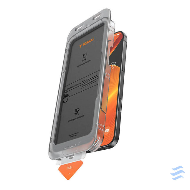 Torras Install Master Privacy Glass for iPhone 16 Plus For smartphones