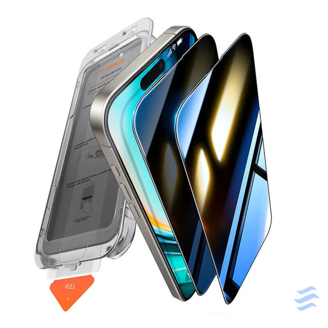 Torras Install Master Privacy Glass for iPhone 16 Plus For smartphones