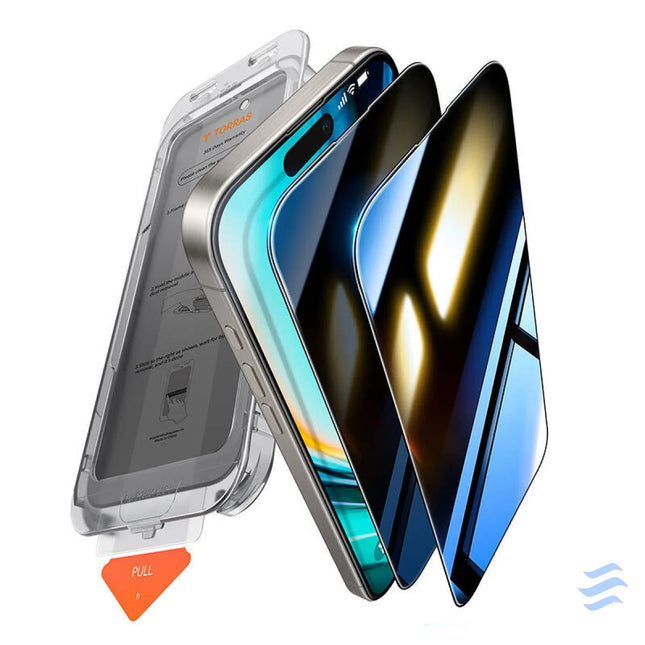 Torras Install Master Privacy Glass for iPhone 16 For smartphones