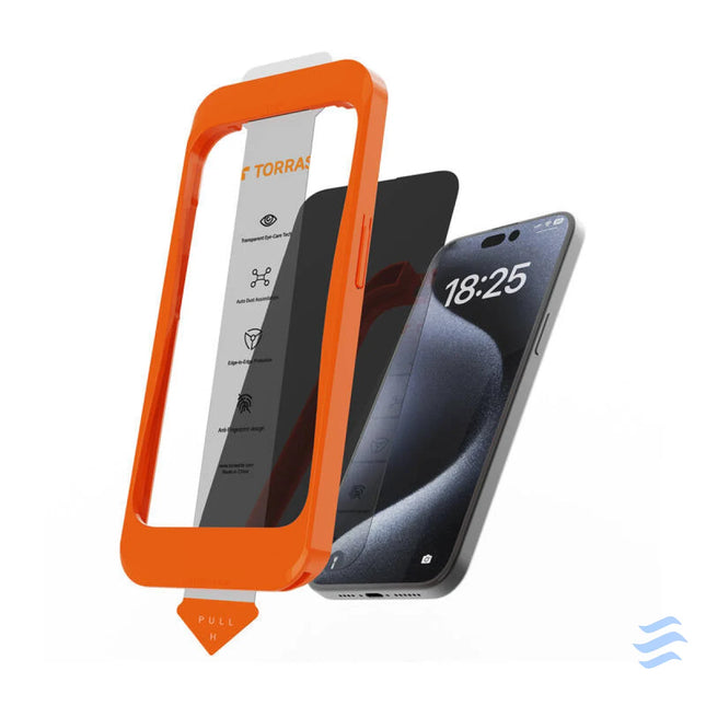 Torras Install Master tempered glass for iPhone 16 Protective cases for smartphones