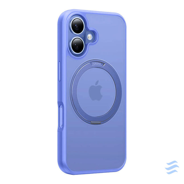 Torras Ostand Pro Case for iPhone 16 (Blue) Protective cases for smartphones