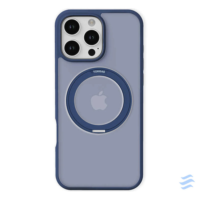 Torras Ostand Pro Case for iPhone 16 Pro (Blue) Protective cases for smartphones