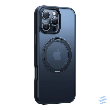 Torras Ostand Pro Case for iPhone 16 ProMax (Black) Protective cases for smartphones