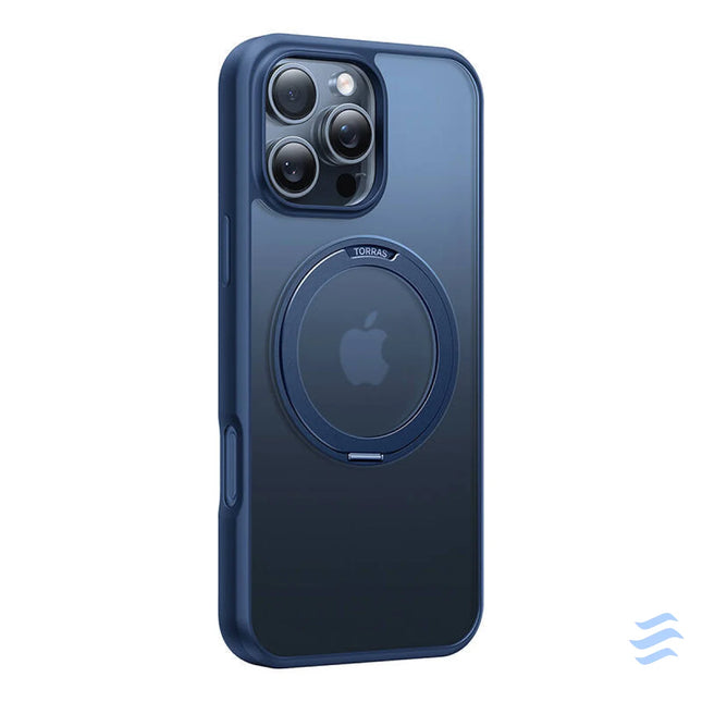 Torras Ostand Pro Case for iPhone 16 ProMax (Blue) Protective cases for smartphones