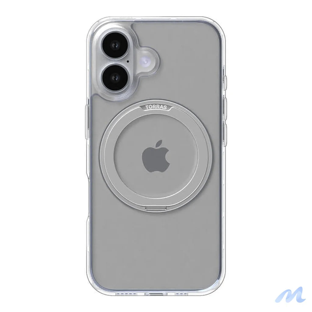 Torras Ostand Pro Case for iPhone 16 (Transparent)