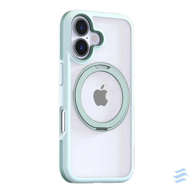 Torras Ostand R Fusion Case for iPhone 16 (Green) Protective cases for smartphones