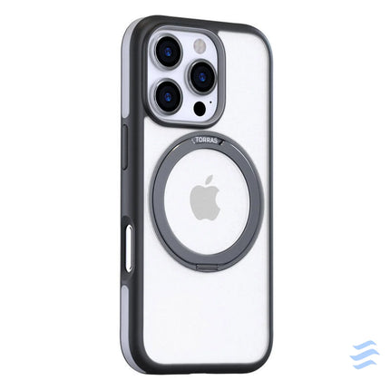 Torras Ostand R Fusion Case for iPhone 16 Pro Max (Black) Protective cases for smartphones