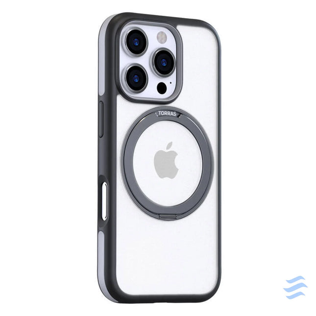 Torras Ostand R Fusion Case for iPhone 16 Pro Max (Black) Protective cases for smartphones