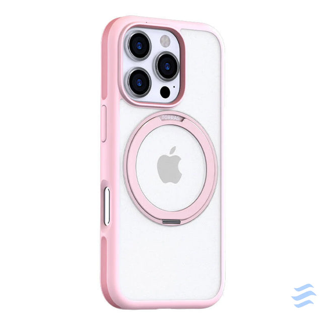 Torras Ostand R Fusion Case for iPhone 16 ProMax (Pink) Protective cases for smartphones