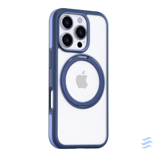 Torras Ostand R Fusion Series Case for iPhone 16 Pro (blue) Protective cases for smartphones