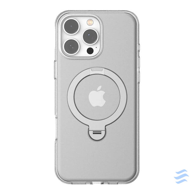Torras Ostand Spin Series Case for iPhone 16 Pro (Transparent) Protective cases for smartphones