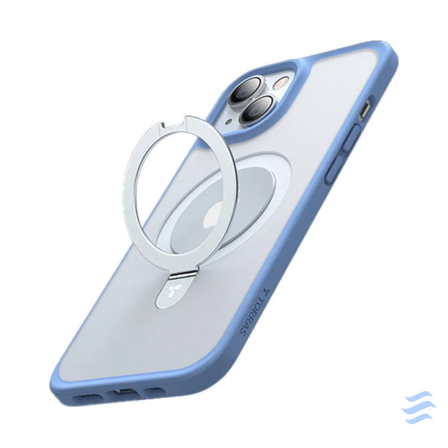 Torras phone case Ostand Matte for iPhone 15 (navy blue) Protective cases for smartphones