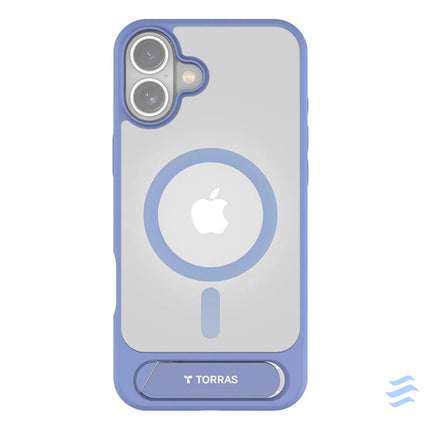 Torras Pstand Series Case for iPhone 16 (Blue) Protective cases for smartphones