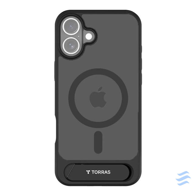 Torras Pstand Series Case for iPhone 16 Plus (black) Protective cases for smartphones