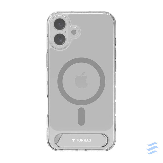 Torras Pstand Series Case for iPhone 16 Plus (transparent) Protective cases for smartphones
