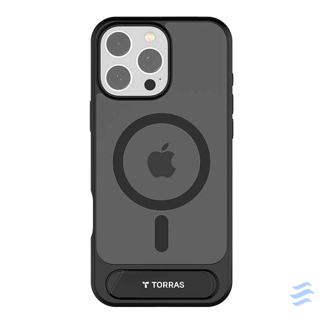 Torras Pstand Series Case for iPhone 16 Pro (black) Protective cases for smartphones