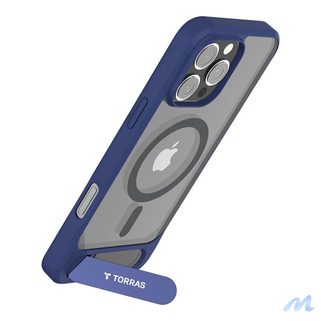 Torras Pstand Series Case for iPhone 16 Pro (Blue)