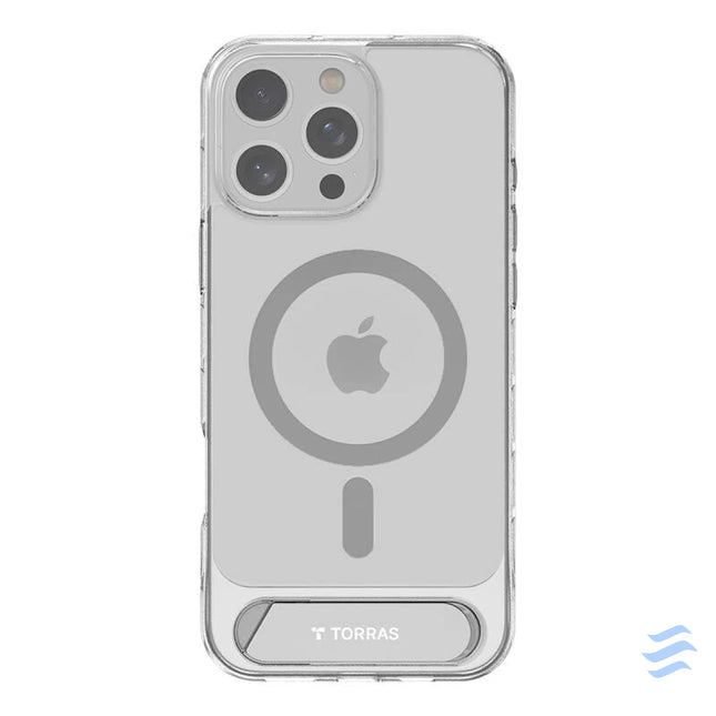 Torras Pstand Series Case for iPhone 16 ProMax (clear) Protective cases for smartphones