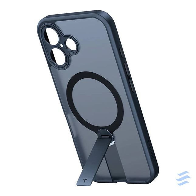 Torras Pstand Spin Case for iPhone 16 (Black) Protective cases for smartphones