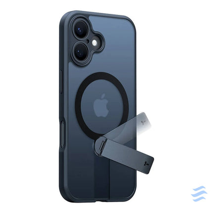 Torras Pstand Spin Case for iPhone 16 (Black) Protective cases for smartphones