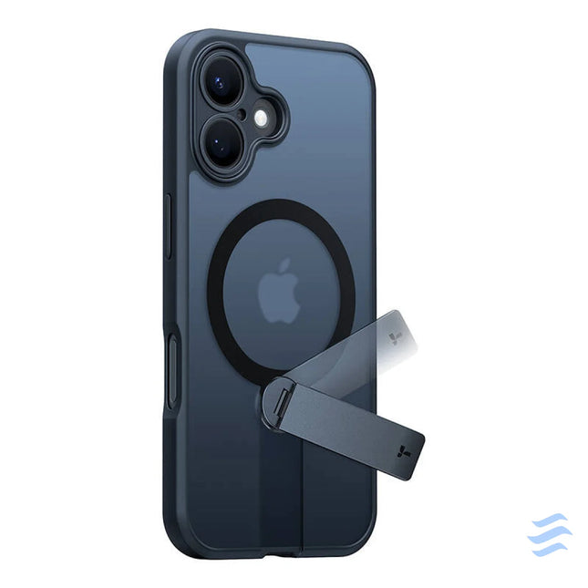Torras Pstand Spin Case for iPhone 16 (Black) Protective cases for smartphones