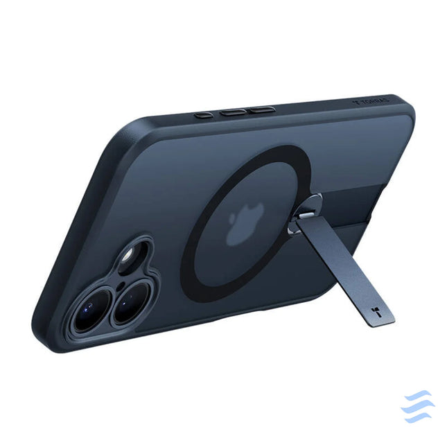 Torras Pstand Spin Case for iPhone 16 Plus (Black) Protective cases for smartphones
