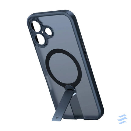 Torras Pstand Spin Case for iPhone 16 Plus (Black) Protective cases for smartphones