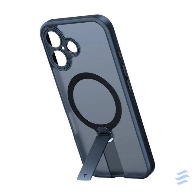 Torras Pstand Spin Case for iPhone 16 Plus (Black) Protective cases for smartphones