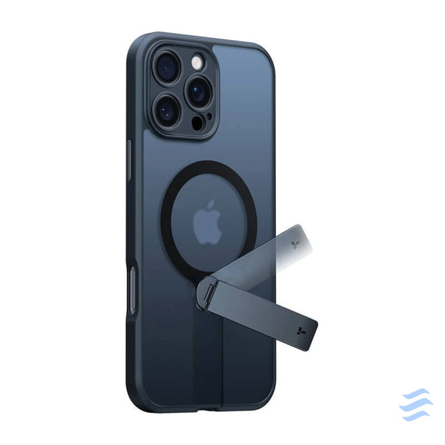 Torras Pstand Spin Case for iPhone 16 ProMax (Black) Protective cases for smartphones