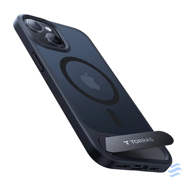 Torras UPRO Pstand Case for iPhone 15 Pro Max (black) Protective cases for smartphones